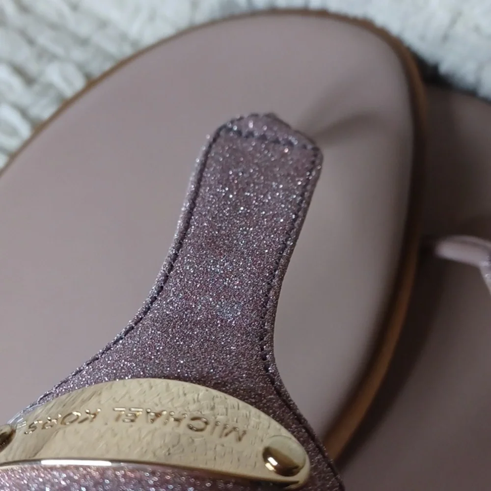 Michael Kors Glittery Pink Sandals